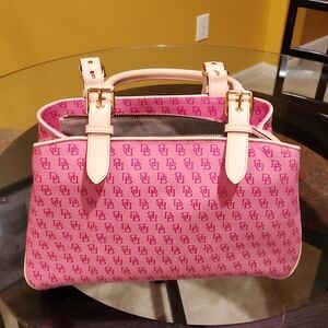 Dooney & Bourke Pink Canvas Bag